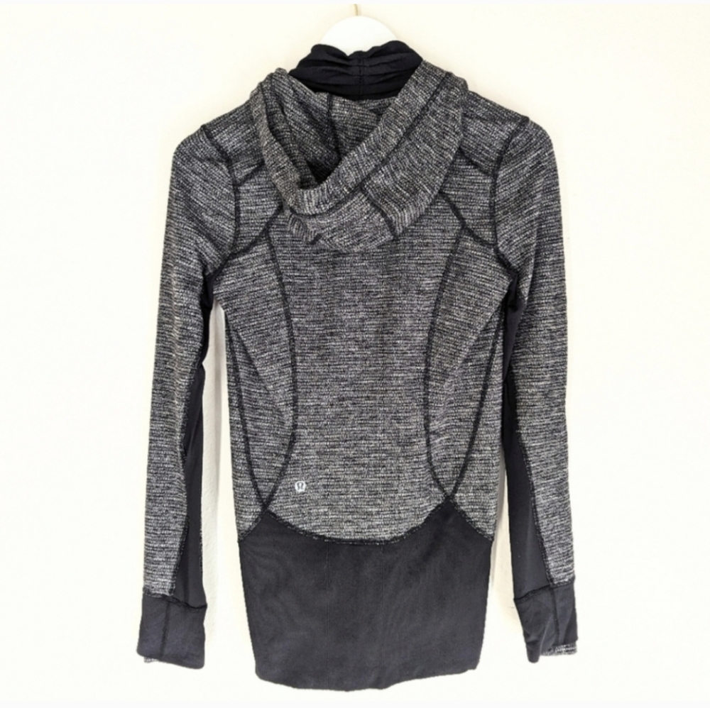 Lululemon Daily Practice Full Zip Hooded Jacket Black Size 4 - Picture 2 of 4